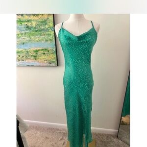 Paper Heart Slinky Slip Dress Small